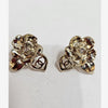 CHANEL Camelia Gold Earrings 155006046 [P]