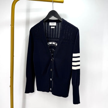 Thom Browne Hector Striped Cardigan Navy (FKC438A) 155006544
