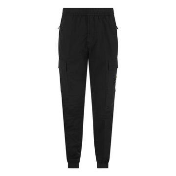Stone Island Cargo Jogger Pants with Patch Black 23FW 101531303 A0029 53657056