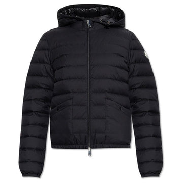 Moncler 25FW HEDE Logo Patch Hooded Lightweight Padded Jacket Black 1A000 69 5986E 999 144632235