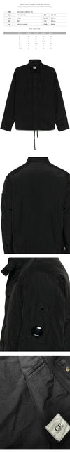 CP COMPANY CP 25SS Lens Patch Garment Dye Jacket Schwarz 18CMOS081A 005991G 999 137996311 [P]