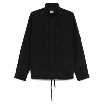 CP Company CP 25SS Lens Patch Garment Dyed Jacket Black 18CMOS081A 005991G 999 137996311
