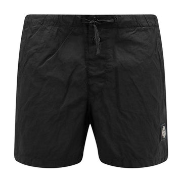 Stone Island Stone 24SS Logo Patch Swim Shorts Black 8015B0643 A0029 92380572