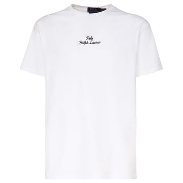 Polo Ralph Lauren Classic Fit Logo Embroidered T-Shirt White 710936585 002 140192115
