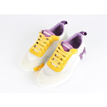 HERMES Mesh-Bouncing Sneakers 37.5 155015453