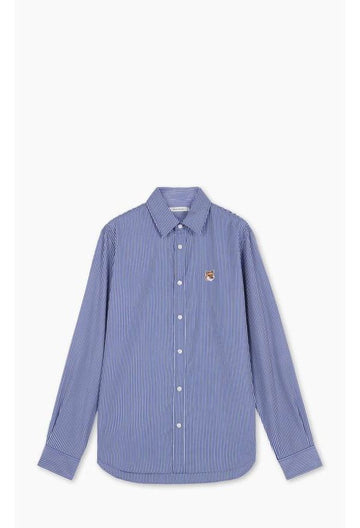 MAISON KITSUNE Fox Head Streifen Hemd 151060392