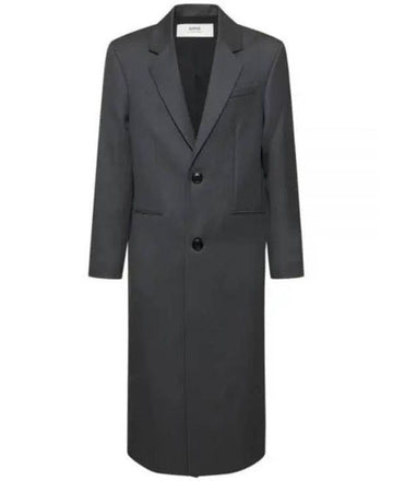 AMI ツーボタンウールコート 152200464