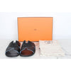 Hermes Two-Tone Izmir Sandals Slippers Black Blue 43 155017352 [P]