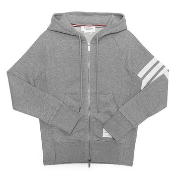 Thom Browne Hooded Sweatshirt 4 Bar Stripe RWB Tab Loopback Jersey Knit Men's Hoodie 068 97901319