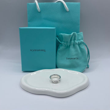 Tiffany & Co 1837 Ring Medium Silver (Size Ks13) 155017491