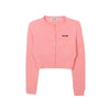Miu Miu Logo Crop Cardigan 154660171 [P]