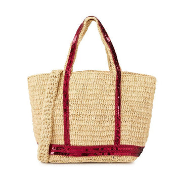 Vanessa Bruno Cabas Rafia XS Tote Bag 155018257