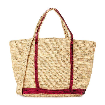 Vanessa Bruno Cabas Raphia S Women's Tote Bag 1EVE64 V40435 311 155018271