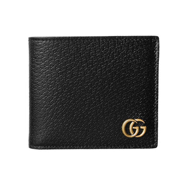 Gucci Leather Wallet 428726 DJ20T 1000 Black Gold 131249763