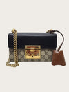Gucci GG Supreme Padlock Small Leather Chain Bag 143171600 [P]