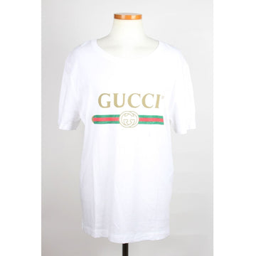 GUCCI ティロゴ 半袖Tシャツ ホワイト M 155019344