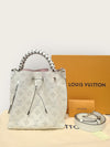 LOUIS VUITTON ホワイト モノグラム マヒナ ムリア ショルダーバッグ 132368051 [P]
