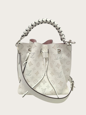 LOUIS VUITTON ホワイト モノグラム マヒナ ムリア ショルダーバッグ 132368051
