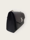 LOUIS VUITTON Schwarze Mylockme Kette Schultertasche 129295046 [P]