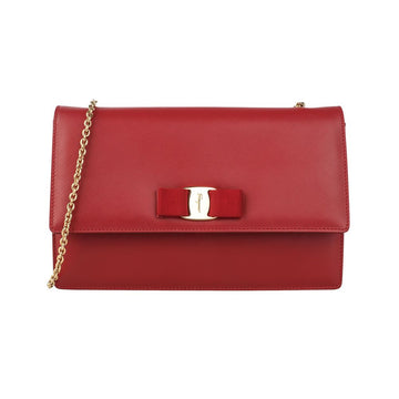 SALVATORE FERRAGAMO 21 D855 ゴールドプラated バラ ジニ チェーン クロスバッグ 36997Y 155019538