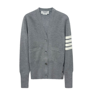 THOM BROWNE ミラノステッチ カーディガン グレー FKC207A 055 155019576