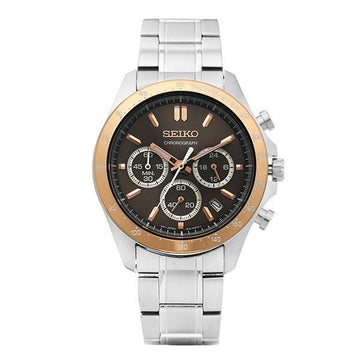 SEIKO Chronograph Herren Metallarmbanduhr 152888539