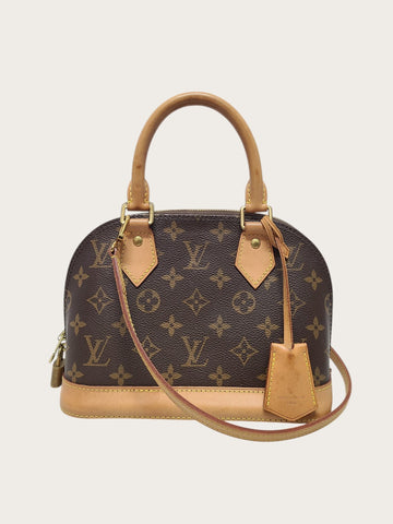LOUIS VUITTON Monogram Alma BB Tote Crossbody 138573525
