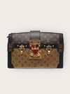 LOUIS VUITTON モノグラム プティット マル トランク クラッチ ショルダーバッグ 115038961 [P]