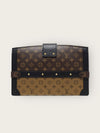LOUIS VUITTON モノグラム プティット マル トランク クラッチ ショルダーバッグ 115038961 [P]