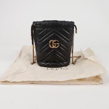 GUCCI 575163 GG Bucket Mini Schulter Umhängetasche 154684043 [P]