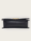 CHANEL Black Caviar Vintage Gold Boy Bag Medium 30 Series 118462452 [P]