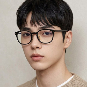 Tom Ford Eyeglass Frame TF5997KB 001 Fashion Black Horn Rim Unisex Blue Light Blocking 155020530