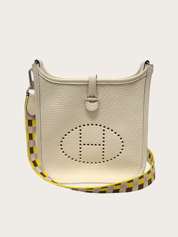 Hermes Palladium Hardware Clémence Évelyne 16 Citron Loose Ash Move Strap 154391166