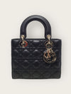 Dior Black Cannage Lambskin Lady Small Bag MY ABC 20A 151678071 [P]