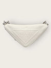 Prada White Saffiano Triangle Logo Crossbody Bag 76804436 [P]