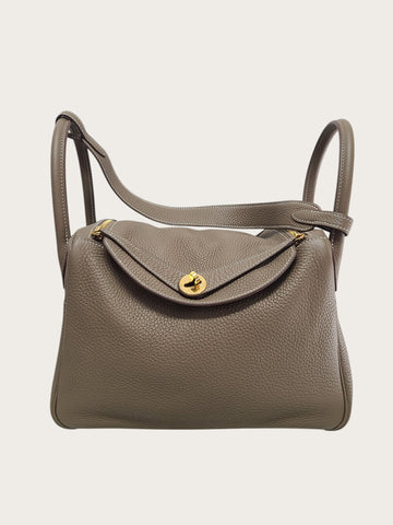 HERMES エトフ ゴールド 金具 リンディ 30 ショルダーバッグ U刻印 148575773