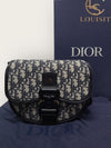 DIOR ベージュ ブラック オブリーク Gallop ミニ ストラップバッグ 118024144 [P]