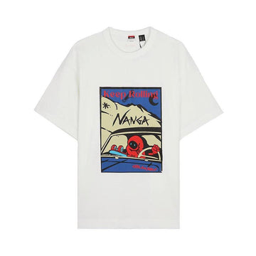 NANGA 1M037Z WHT SS26 メンズ キープ ローリング Tシャツ 155021334
