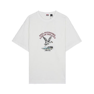NANGA 1M058Z WHT SS26 メンズ ダック ビンテージ Tシャツ 155021337