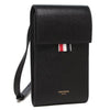 THOM BROWNE 26 ペブル グレイン フラップ クロスボディ 携帯電話 ホルダー 155022918 [P]