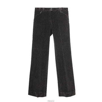 WEEKEND MAXMARA Dunkelbraune Cord-Hose 55 155022938