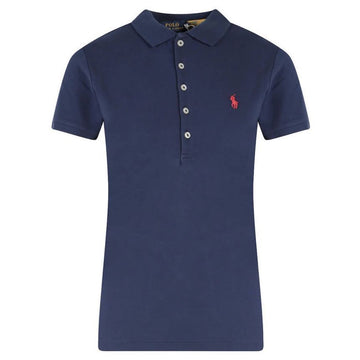 Polo Ralph Lauren Pony Logo Embroidered Slim Fit Polo Shirt Navy 211870245 002 140192141