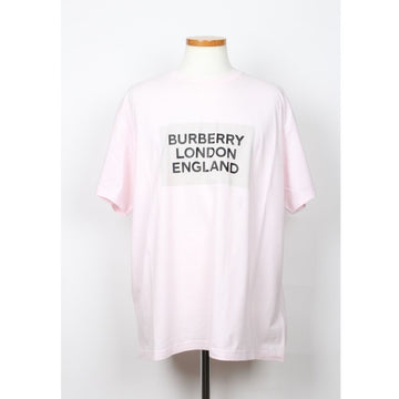 BURBERRY Oversize T-Shirt mit Logo-Print in Pink L 155023982
