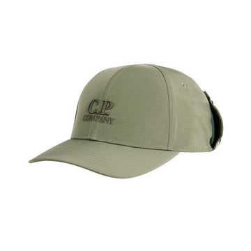 CP COMPANY CP 25FW Logo bestickte Goggle Cap grau 19CMAC116A 005904A 356 149517293