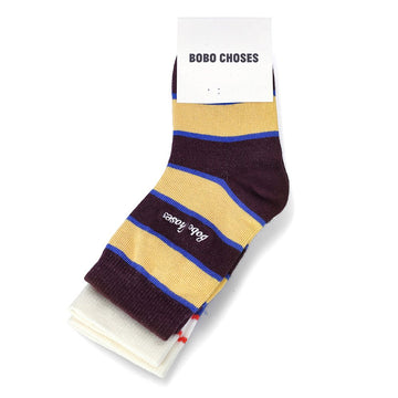 BOBO CHOSES ロゴ 2PACK ソックス 155025415