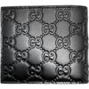 GUCCI シグニチャーマイクロシマ二つ折り財布 155025658 [P]