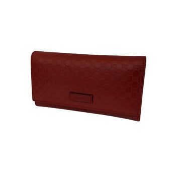 GUCCI マイクロシマフラット女性長財布バーガンディ449396 155026432