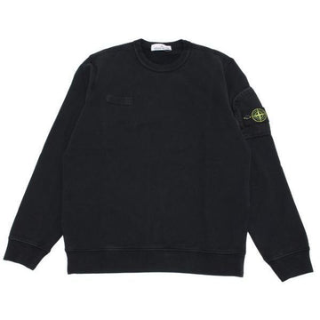 STONE ISLAND ジッパーポケットコットンフリーススウェットシャツ 151309304