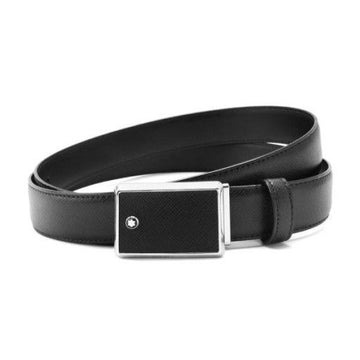Montblanc Saffiano Leather Reversible Belt Black 114421 114889842