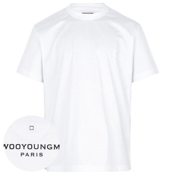 WOOYOUNGMI 白いバックロゴTシャツ 26SS 155069264